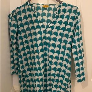 Roberta Roller Rabbit, Turquoise Tunic